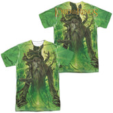 Lord Of The Rings Treebeard (Front/Back Print) Men's Regular Fit Polyester Short-Sleeve T-Shirt